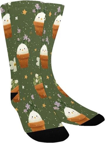 جوارب المشي لمسافات طويلة من Potted Chick Bloom - جوارب شتوية حرارية سميكة دافئة للأولاد والبنات للمدرسة، والارتداء اليومي والأنشطة الخارجية in Kuwait