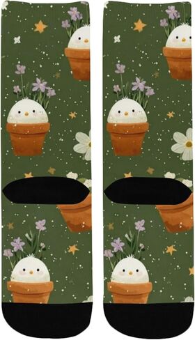 جوارب المشي لمسافات طويلة من Potted Chick Bloom - جوارب شتوية حرارية سميكة دافئة للأولاد والبنات للمدرسة، والارتداء اليومي والأنشطة الخارجية in Kuwait