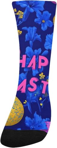 جوارب عيد الفصح النابضة بالحياة للمشي لمسافات طويلة - جوارب شتوية حرارية سميكة دافئة للأولاد والبنات للمدرسة، والارتداء اليومي والأنشطة الخارجية in Kuwait