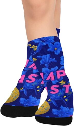 جوارب عيد الفصح النابضة بالحياة للمشي لمسافات طويلة - جوارب شتوية حرارية سميكة دافئة للأولاد والبنات للمدرسة، والارتداء اليومي والأنشطة الخارجية in Kuwait