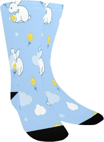 جوارب Blue Bunnies Cloud للمشي لمسافات طويلة - جوارب شتوية حرارية سميكة دافئة للأطفال الصغار للأولاد والبنات للمدرسة، والارتداء اليومي والأنشطة الخارجية in Kuwait