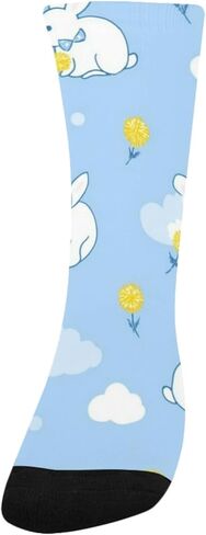 جوارب Blue Bunnies Cloud للمشي لمسافات طويلة - جوارب شتوية حرارية سميكة دافئة للأطفال الصغار للأولاد والبنات للمدرسة، والارتداء اليومي والأنشطة الخارجية in Kuwait