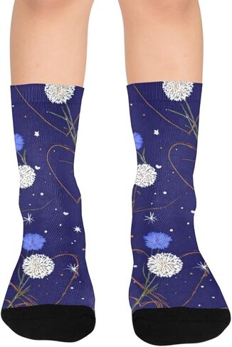 جوارب منتصف الليل على شكل قلوب زهرية للتنزه سيرًا على الأقدام - جوارب شتوية حرارية سميكة دافئة للأولاد والبنات للمدرسة، والارتداء اليومي والأنشطة الخارجية in Kuwait