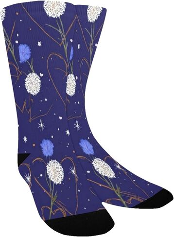 جوارب منتصف الليل على شكل قلوب زهرية للتنزه سيرًا على الأقدام - جوارب شتوية حرارية سميكة دافئة للأولاد والبنات للمدرسة، والارتداء اليومي والأنشطة الخارجية in Kuwait