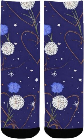 جوارب منتصف الليل على شكل قلوب زهرية للتنزه سيرًا على الأقدام - جوارب شتوية حرارية سميكة دافئة للأولاد والبنات للمدرسة، والارتداء اليومي والأنشطة الخارجية in Kuwait