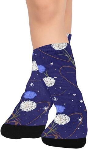 جوارب منتصف الليل على شكل قلوب زهرية للتنزه سيرًا على الأقدام - جوارب شتوية حرارية سميكة دافئة للأولاد والبنات للمدرسة، والارتداء اليومي والأنشطة الخارجية in Kuwait