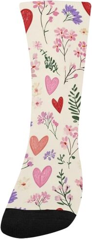 جوارب التنزه سيرًا على الأقدام على شكل قلوب باستيل - جوارب شتوية حرارية سميكة دافئة للأطفال الصغار للأولاد والبنات للمدرسة، والارتداء اليومي والأنشطة الخارجية in Kuwait