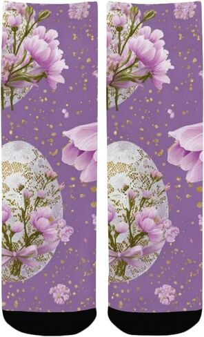 جوارب المشي لمسافات طويلة على شكل قلب أرجواني - جوارب شتوية حرارية سميكة دافئة للأولاد والبنات الصغار للمدرسة، والارتداء اليومي والأنشطة الخارجية in Kuwait