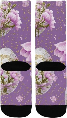 جوارب المشي لمسافات طويلة على شكل قلب أرجواني - جوارب شتوية حرارية سميكة دافئة للأولاد والبنات الصغار للمدرسة، والارتداء اليومي والأنشطة الخارجية in Kuwait