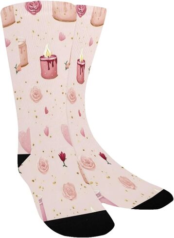 جوارب كاندل روز جلو للمشي لمسافات طويلة - جوارب شتوية حرارية سميكة دافئة للأطفال الصغار للأولاد والبنات للمدرسة، والارتداء اليومي والأنشطة الخارجية in Kuwait