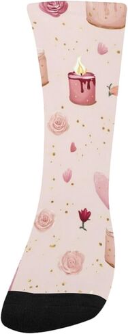 جوارب كاندل روز جلو للمشي لمسافات طويلة - جوارب شتوية حرارية سميكة دافئة للأطفال الصغار للأولاد والبنات للمدرسة، والارتداء اليومي والأنشطة الخارجية in Kuwait