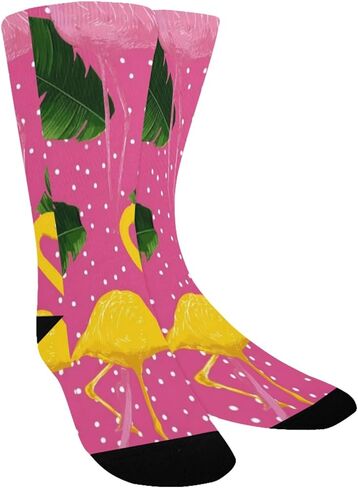 جوارب طيور النحام الوردية والذهبية للمشي لمسافات طويلة - جوارب شتوية حرارية سميكة دافئة للأطفال الصغار للأولاد والبنات للمدرسة، والارتداء اليومي والأنشطة الخارجية in Kuwait