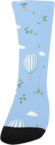 جوارب Coastal Flight Motif Blue للمشي لمسافات طويلة - جوارب شتوية حرارية سميكة دافئة للأولاد والبنات الصغار للمدرسة، والارتداء اليومي والأنشطة الخارجية in Kuwait