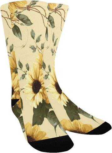 جوارب عباد الشمس الربيعية للمشي لمسافات طويلة - جوارب شتوية حرارية سميكة دافئة للأولاد والبنات الصغار للمدرسة، والارتداء اليومي والأنشطة الخارجية in Kuwait