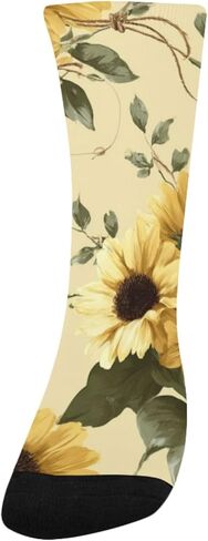 جوارب عباد الشمس الربيعية للمشي لمسافات طويلة - جوارب شتوية حرارية سميكة دافئة للأولاد والبنات الصغار للمدرسة، والارتداء اليومي والأنشطة الخارجية in Kuwait