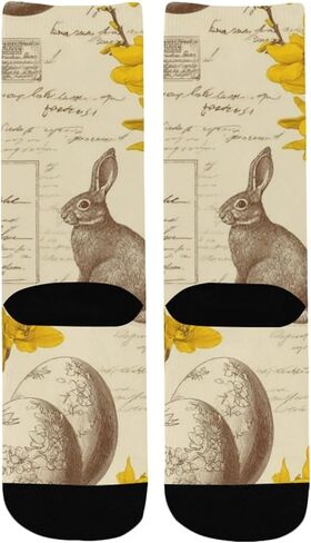 جوارب المشي لمسافات طويلة على شكل أرنب عيد الفصح - جوارب شتوية سميكة دافئة للأولاد والبنات الصغار للمدرسة، والارتداء اليومي والأنشطة الخارجية in Kuwait