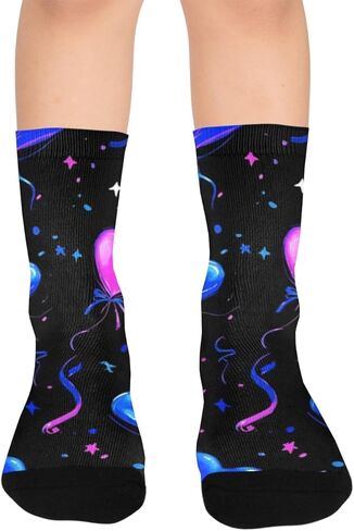 جوارب للمشي لمسافات طويلة على شكل قلب نيون - جوارب شتوية حرارية سميكة دافئة للأولاد والبنات الصغار للمدرسة، والارتداء اليومي والأنشطة الخارجية in Kuwait