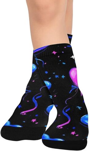 جوارب للمشي لمسافات طويلة على شكل قلب نيون - جوارب شتوية حرارية سميكة دافئة للأولاد والبنات الصغار للمدرسة، والارتداء اليومي والأنشطة الخارجية in Kuwait