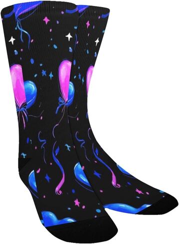 جوارب للمشي لمسافات طويلة على شكل قلب نيون - جوارب شتوية حرارية سميكة دافئة للأولاد والبنات الصغار للمدرسة، والارتداء اليومي والأنشطة الخارجية in Kuwait