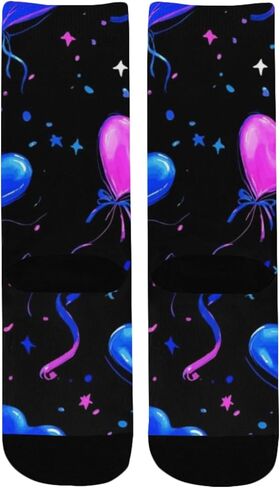 جوارب للمشي لمسافات طويلة على شكل قلب نيون - جوارب شتوية حرارية سميكة دافئة للأولاد والبنات الصغار للمدرسة، والارتداء اليومي والأنشطة الخارجية in Kuwait