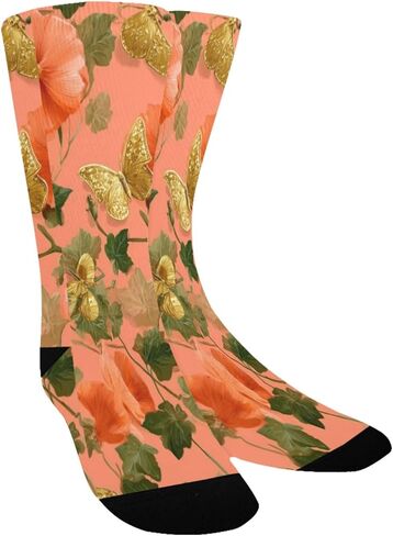 جوارب كورال بيتش ذهبية للمشي لمسافات طويلة - جوارب شتوية حرارية سميكة دافئة للأطفال الصغار للأولاد والبنات للمدرسة، والارتداء اليومي والأنشطة الخارجية in Kuwait