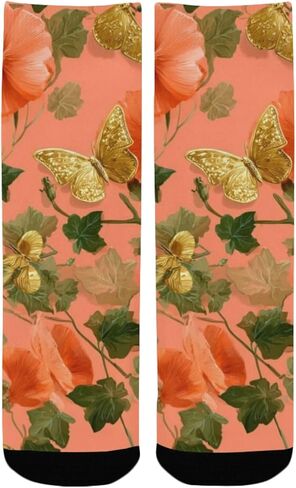 جوارب كورال بيتش ذهبية للمشي لمسافات طويلة - جوارب شتوية حرارية سميكة دافئة للأطفال الصغار للأولاد والبنات للمدرسة، والارتداء اليومي والأنشطة الخارجية in Kuwait