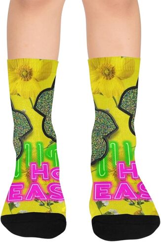 جوارب سباركلي تشيك بلوم للمشي لمسافات طويلة - جوارب شتوية حرارية سميكة دافئة للأولاد والبنات للمدرسة، والارتداء اليومي والأنشطة الخارجية in Kuwait