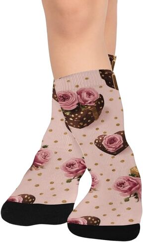 جوارب Pink Gift Bloom للمشي لمسافات طويلة - جوارب شتوية حرارية سميكة دافئة للأطفال الصغار للأولاد والبنات للمدرسة، والارتداء اليومي والأنشطة الخارجية in Kuwait