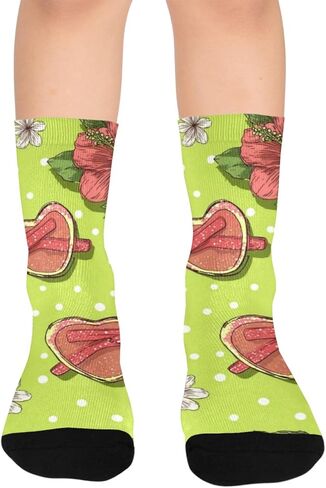 جوارب للمشي لمسافات طويلة على شكل قلب - جوارب شتوية حرارية سميكة دافئة للأطفال الصغار للأولاد والبنات للمدرسة، والارتداء اليومي والأنشطة الخارجية in Kuwait