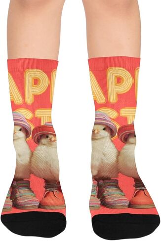 جوارب محبوكة للتنزه سيرًا على الأقدام لعيد الفصح - جوارب شتوية سميكة دافئة للأولاد والبنات الصغار للمدرسة، والارتداء اليومي والأنشطة الخارجية in Kuwait