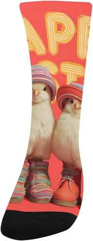 جوارب محبوكة للتنزه سيرًا على الأقدام لعيد الفصح - جوارب شتوية سميكة دافئة للأولاد والبنات الصغار للمدرسة، والارتداء اليومي والأنشطة الخارجية in Kuwait