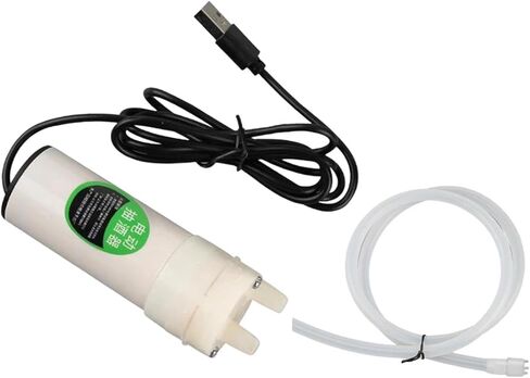 Fenteer Portable Electric Self Priming Pump USB Beer Transfer Pump Compact Versatile with Silicone Tube for Bottling for, 400cm silicone tube in Saudi Arabia