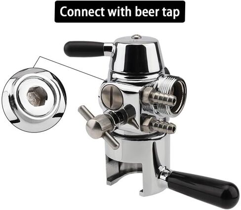 No-foam Beer Bottle Filling & Adjustable Beer Tap Professional Bottle Filler 2 In 1 Dispensing For Glass Bottle Bar brewing in Saudi Arabia