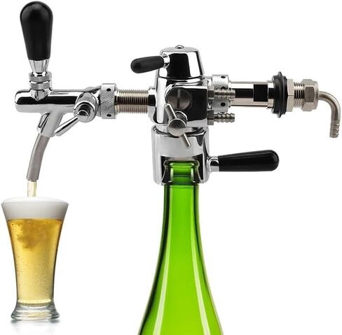 No-foam Beer Bottle Filling & Adjustable Beer Tap Professional Bottle Filler 2 In 1 Dispensing For Glass Bottle Bar brewing in Saudi Arabia