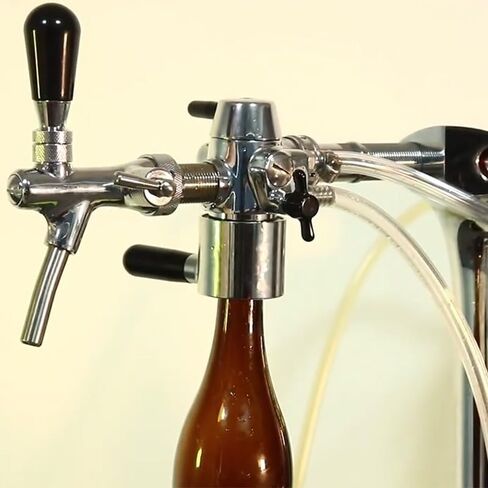 No-foam Beer Bottle Filling & Adjustable Beer Tap Professional Bottle Filler 2 In 1 Dispensing For Glass Bottle Bar brewing in Saudi Arabia