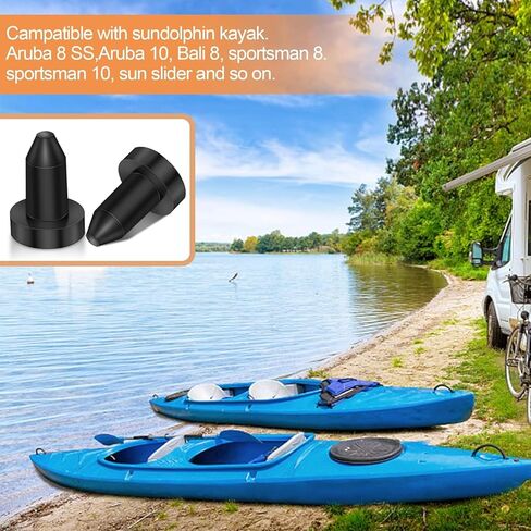 8 Pack 1/2" Kayak Drain Plug Push for Sundolphin Pelican Kayaks Pond Prowler 4985616 Aruba 8 SS, Aruba 10, Bali 8, Excursion 10 and Most Other Kayak in Kuwait