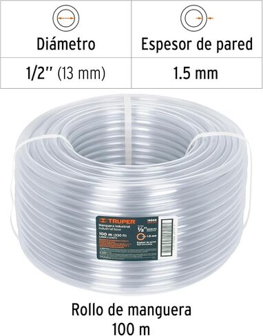 Truper 19868 / MAN-1/2I - 1/2 Heavy Duty Water Level Hoses 328ft in Saudi Arabia