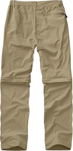 Mens Hiking Pants Convertible Quick Dry Lightweight Zip Off Outdoor Fishing Safari Pants (818 Light Khaki 36 NEW) in Kuwait