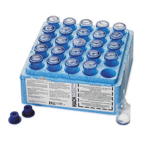 Hach Ozone AccuVac® Ampules, HR, (Pack of 25), 2518025 in Saudi Arabia