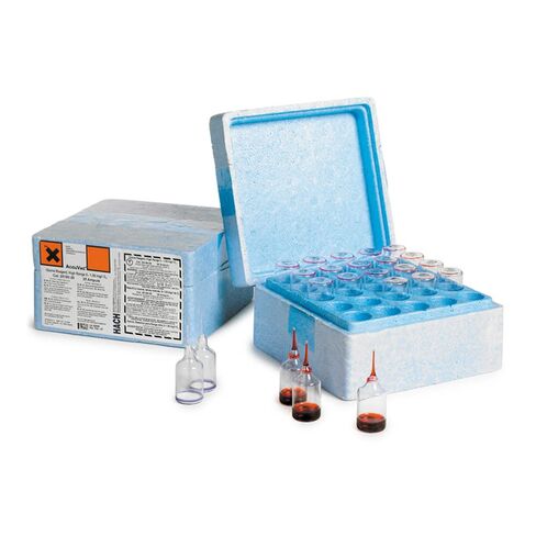 Hach Ozone AccuVac® Ampules, HR, (Pack of 25), 2518025 in Saudi Arabia