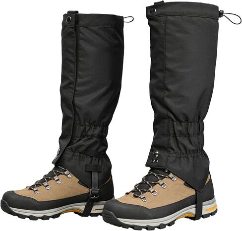 جوارب أرجل من Joramoy للتنزه سيرًا على الأقدام مع نسيج 900D مطور، قناع صيد مقاوم للماء للرجال والنساء، أغطية أحذية شتوية للثلج قابلة للتعديل ومسامية in Kuwait