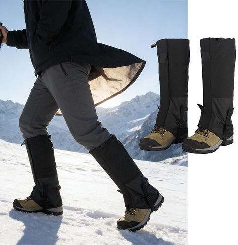 Adjustable Leg Gaiters - Lightweight, Waterproof, Leg Guards for Men Women Hunting, Trekking & Fishing in Saudi Arabia