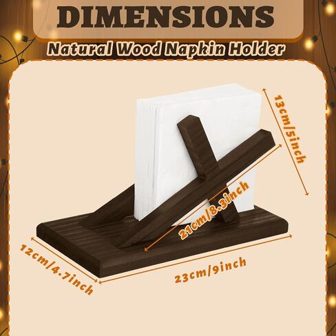 Novabright Wooden Napkin Holders Easter Farmhouse Neutral Cross Paper Napkin Holder Easter Jesus Cross Tables Decoration for Kitchen Xmas Holiday Church Home Outdoor Decor in Saudi Arabia