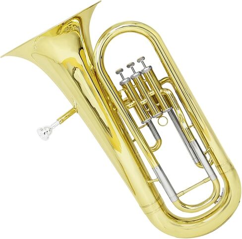Beginner Tuba Three Key Euphonium in Bb A Beginner and Professional Playing Instrument in Kuwait
