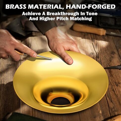 Bb Brass Euphonium - أداة رئيسية احترافية ومتوسطة ذات 3 صمامات Bb - لمسة نهائية من طلاء الذهب مع مكابس من الفولاذ المقاوم للصدأ - تشتمل على حافظة صلبة وقطعة فم وقفازات وقماش تلميع in Kuwait