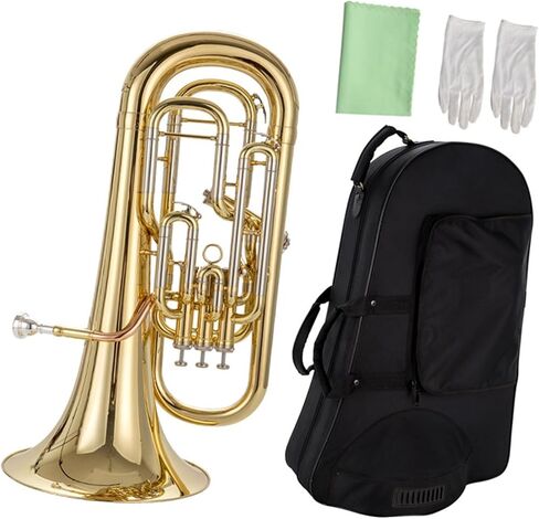 توبا يوفونيوم للمبتدئين مع آلة موسيقية أنبوبية ذات نغمة برونزية فوسفورية in Kuwait