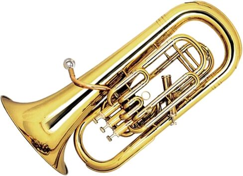 أداة الأداء المبتدئة Tuba Euphonium B المسطحة المطلية بالذهب in Kuwait
