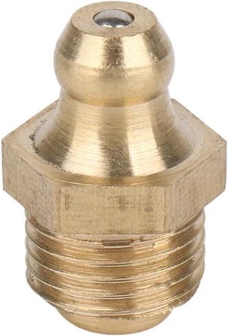 أجهزة OSNEEOIY 10 قطع M4 M5 M6 M8 M10 M12 M14 M16 ذكر خيط نحاس مستقيم نوع الكوع الزيت الهيدروليكي زيرك الشحوم أنبوب الحلمة وصلة تركيب الأنابيب (مستقيم، M12x1) in Kuwait