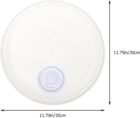 GARVALON Professional Bucket Lid with Pouring Spout Reusable Airtight Replacement Paint can Lid Compatible with 5-Gallon Buckets Durable Seal Cover for Paint and Storage in Kuwait