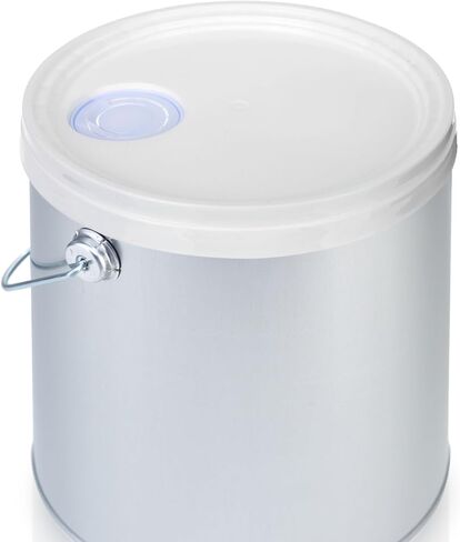 GARVALON Professional Bucket Lid with Pouring Spout Reusable Airtight Replacement Paint can Lid Compatible with 5-Gallon Buckets Durable Seal Cover for Paint and Storage in Kuwait